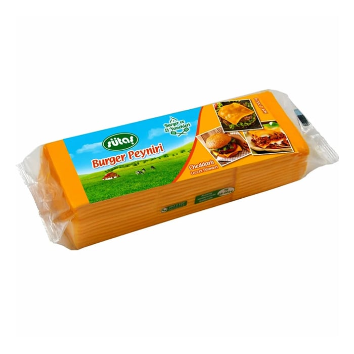 SÜTAŞ CHEDDAR PEYNİRİ DİLİMLİ 1 KG*5 - SÜTAŞ - EDT0154 - EDT İstanbul