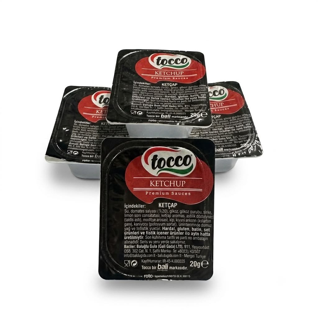 TOCCO KETÇAP KÜVET 20 GR*120 - TOCCO - EDT0551 - EDT İstanbul