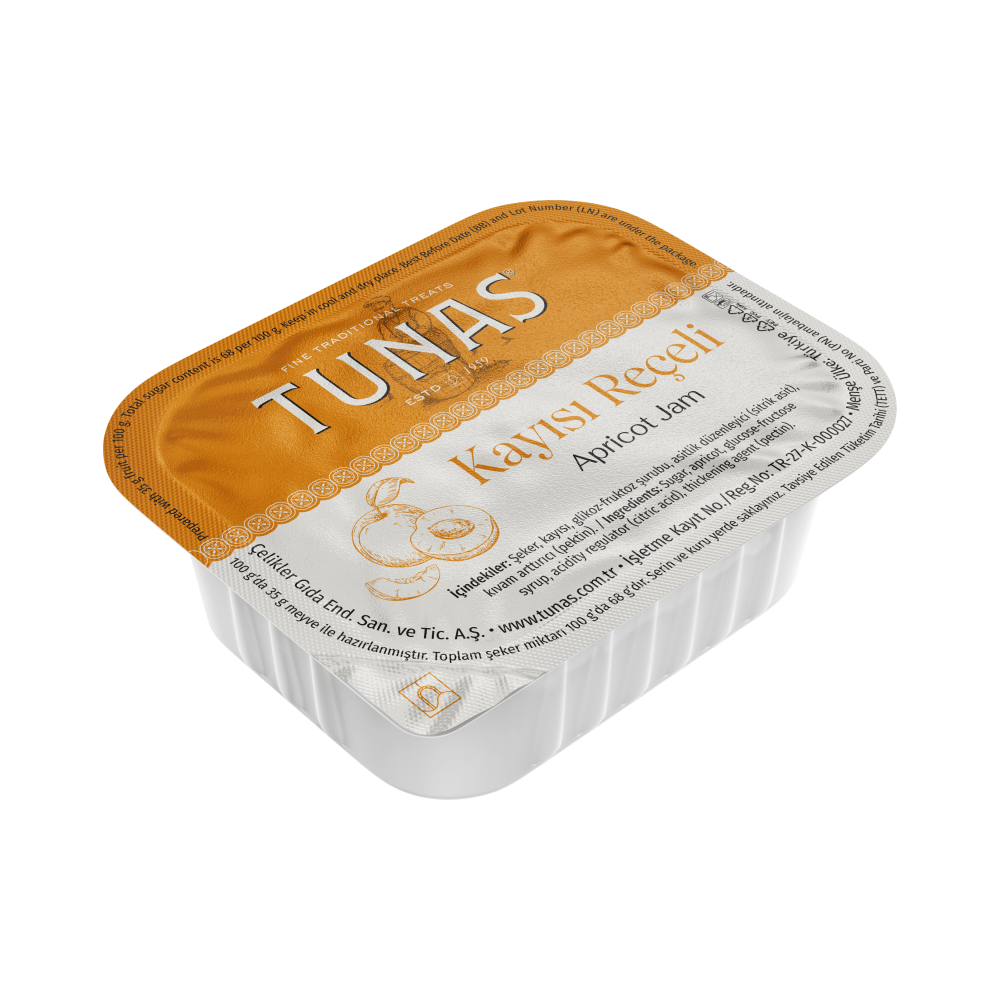TUNAS PİKNİK REÇEL KAYISI 15 GR*125 - TUNAS - EDT3028 - EDT İstanbul