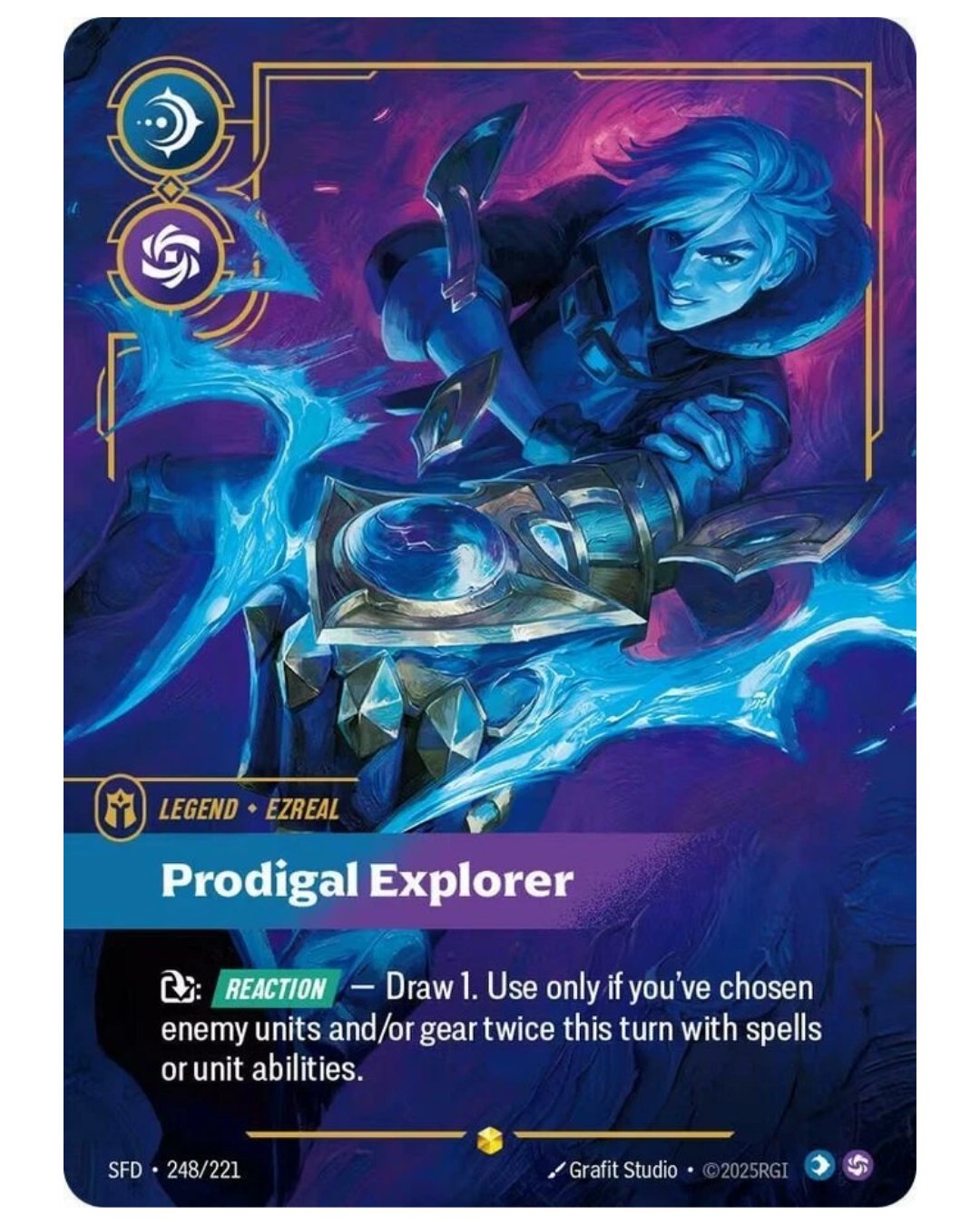 Ezreal - Prodigal Explorer (Overnumbered) - 248/221 - Showcase
