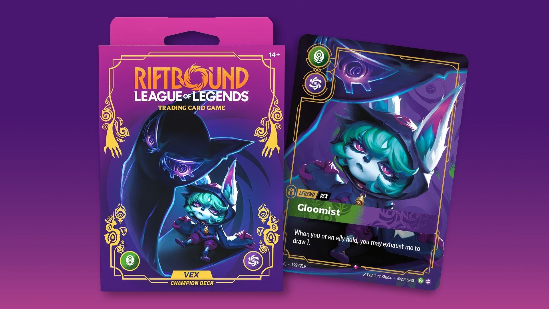 League of Legends TCG - Unleashed Champion Deck: Vex