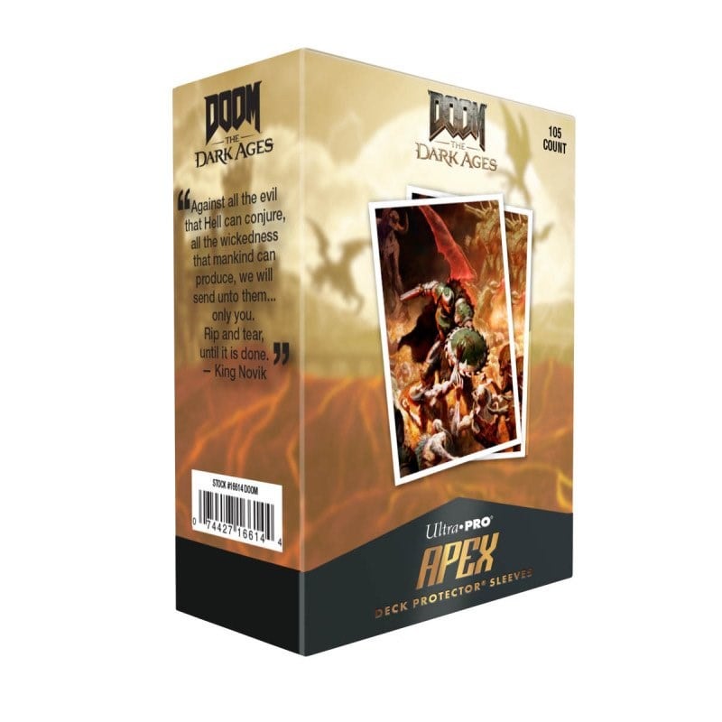 UP - Bethesda - Doom: Apex Deck Protector Sleeves: DOOM 1 (105 Sleeves)