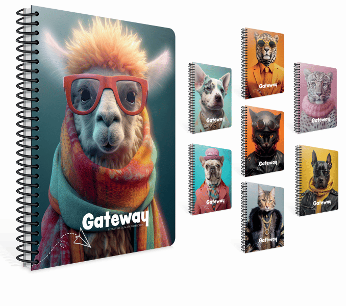 GIPTA DEFTER GATEWAY A4 SPİRALLİ PP KAPAK 80 YP. ÇİZGİLİ 7189