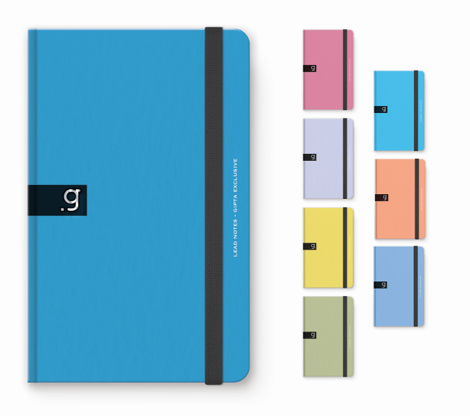 GIPTA DEFTER LEAD NOTES 17x24 İP DİKİŞ SERT KAPAK 96 YP. KARELİ 6981