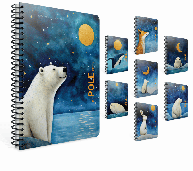 GIPTA DEFTER POLE NOTES A4 SPİRALLİ PP KAPAK 80 YP. ÇİZGİLİ 7272