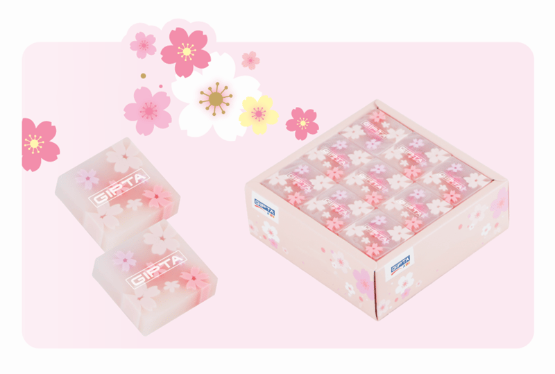 GIPTA SİLGİ TRANSPARENT FLOWER 36 LI K234200