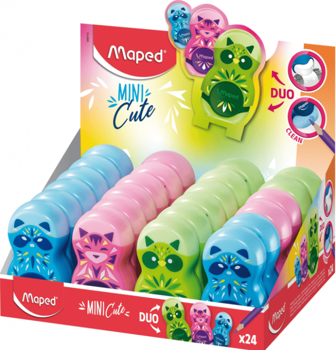 MAPED KALEMTIRAŞ MİNİ CUTE TEK DELİKLİ SİLGİLİ BLS. 49113