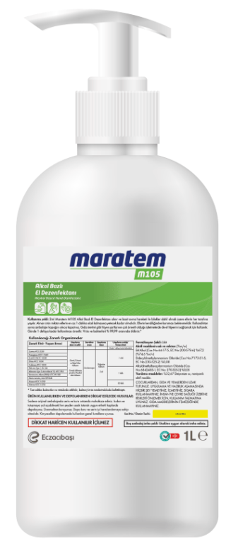 MARATEM M105 ALKOL BAZLI EL DEZENFEKTANI 1 LT 7906860