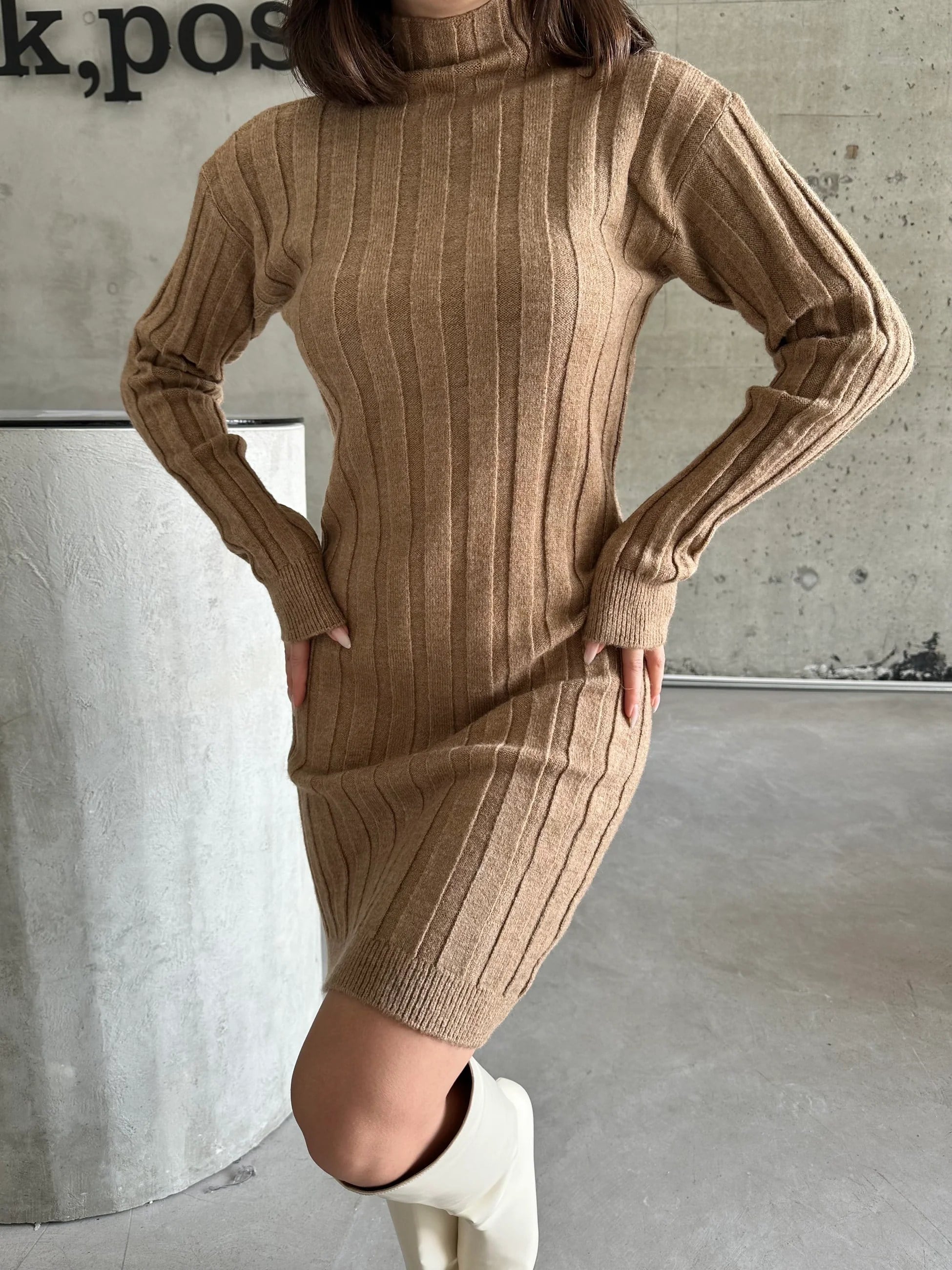 Şardonlu Mini Elbise