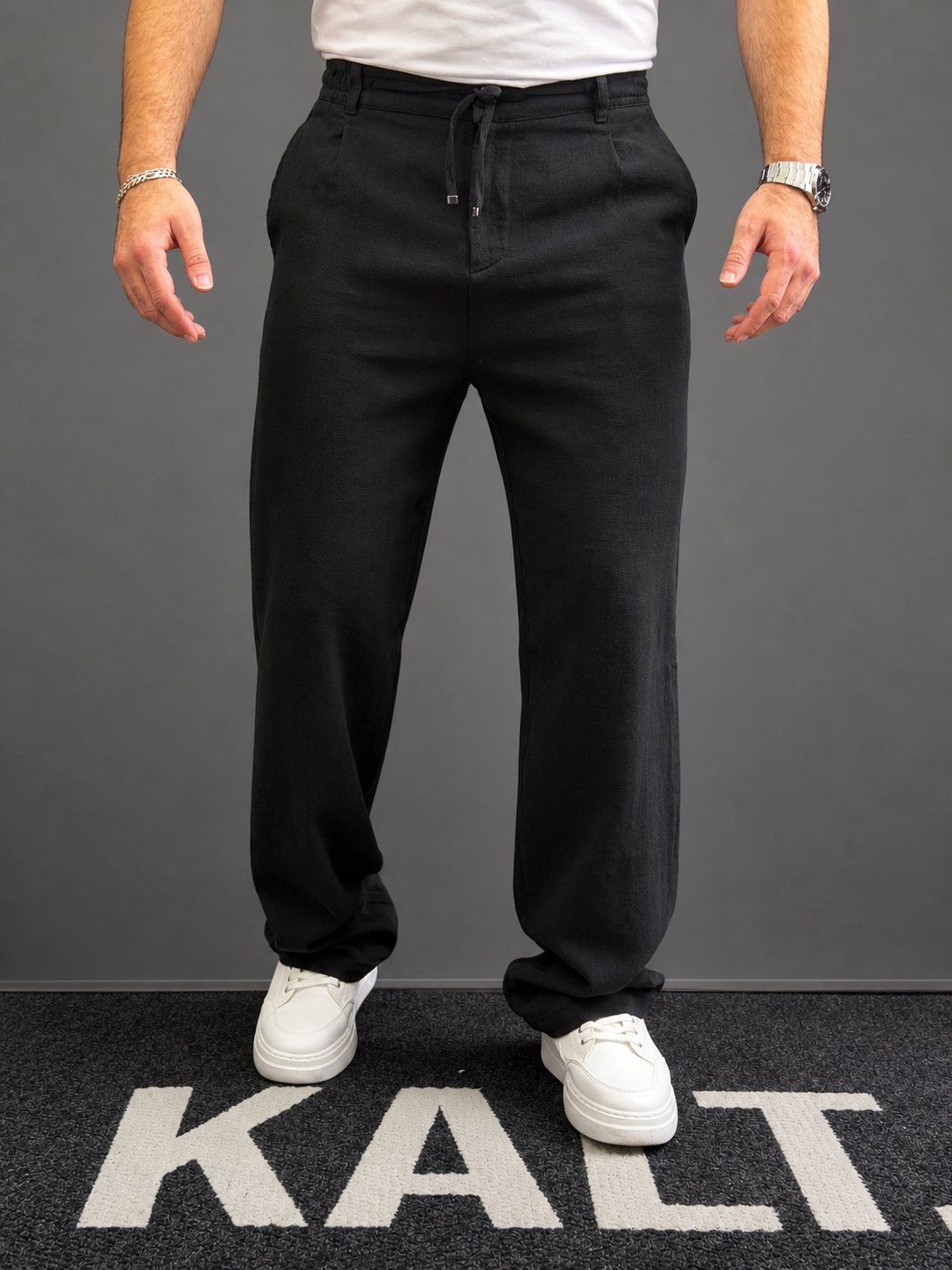 Baggy Keten Pantolon