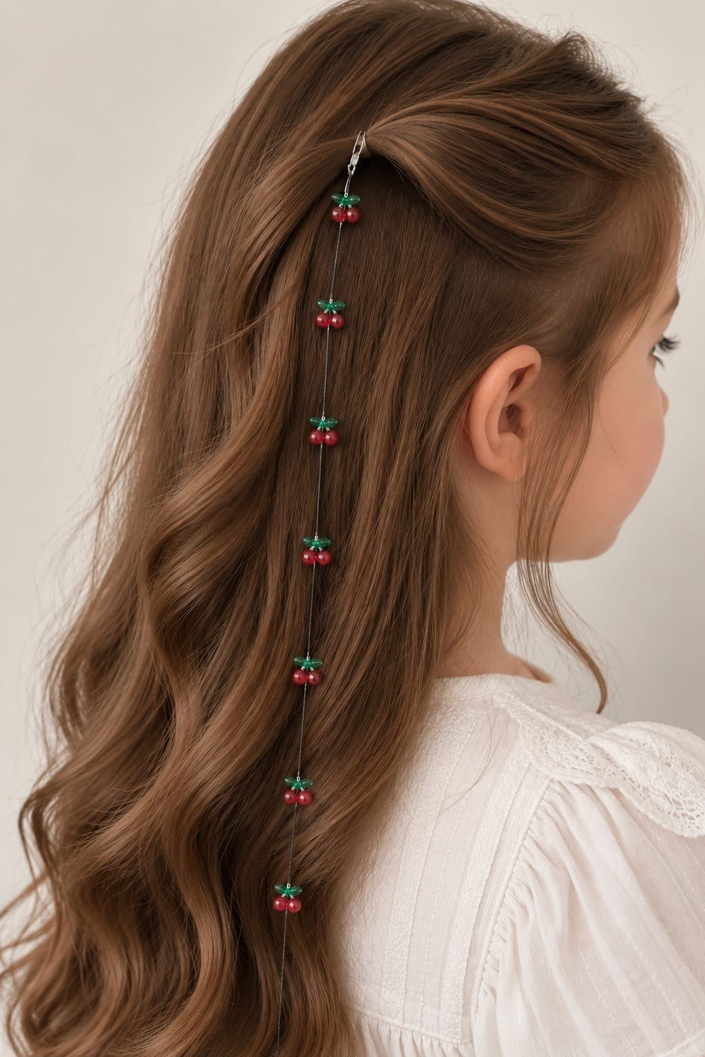 Sweet Luna kirazlı saç aksesuarı 