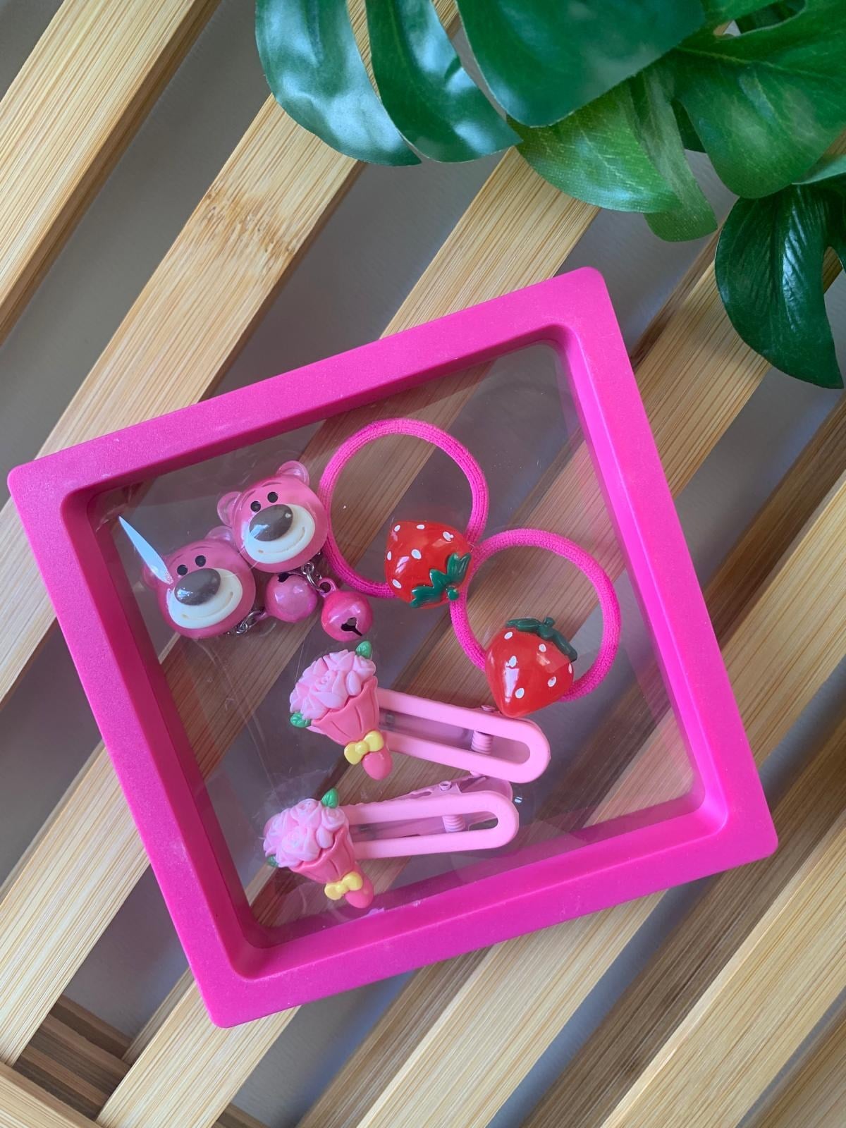 Sweet Luna Kutulu Toka Set-pembe ayıcıklı