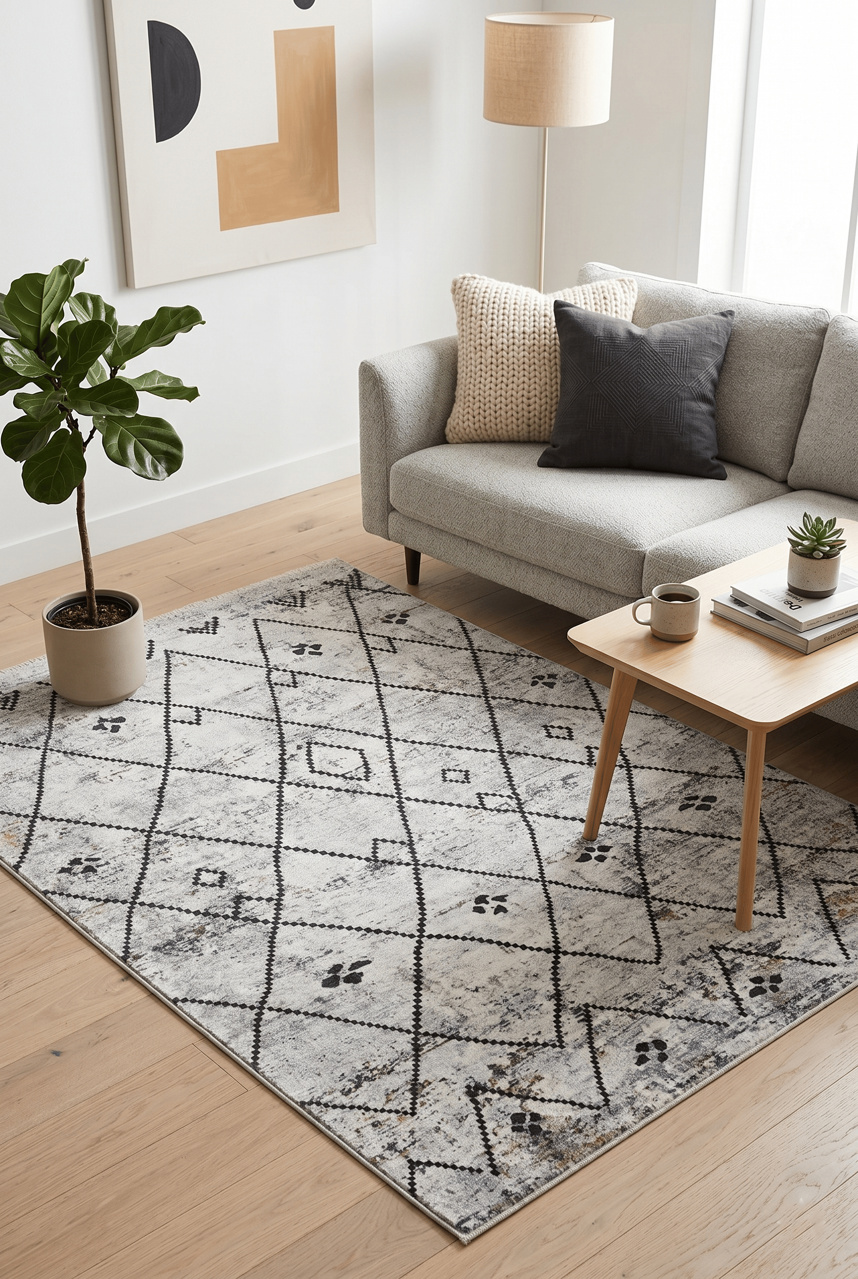Madrid Vl Premium Yıkanabilir Pamuklu Kaymaz Tabanlı Saçaklı Kilim