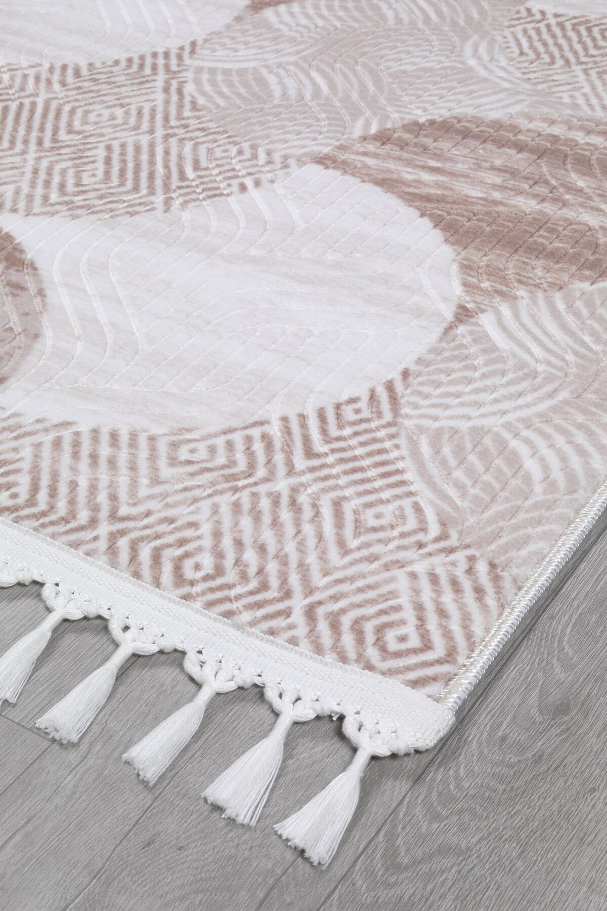 Olivia Vl Iskandinav Halı Premium Kalite Oturma Odası, Mutfak, Antre, Koridor Halısı 7067 Krem