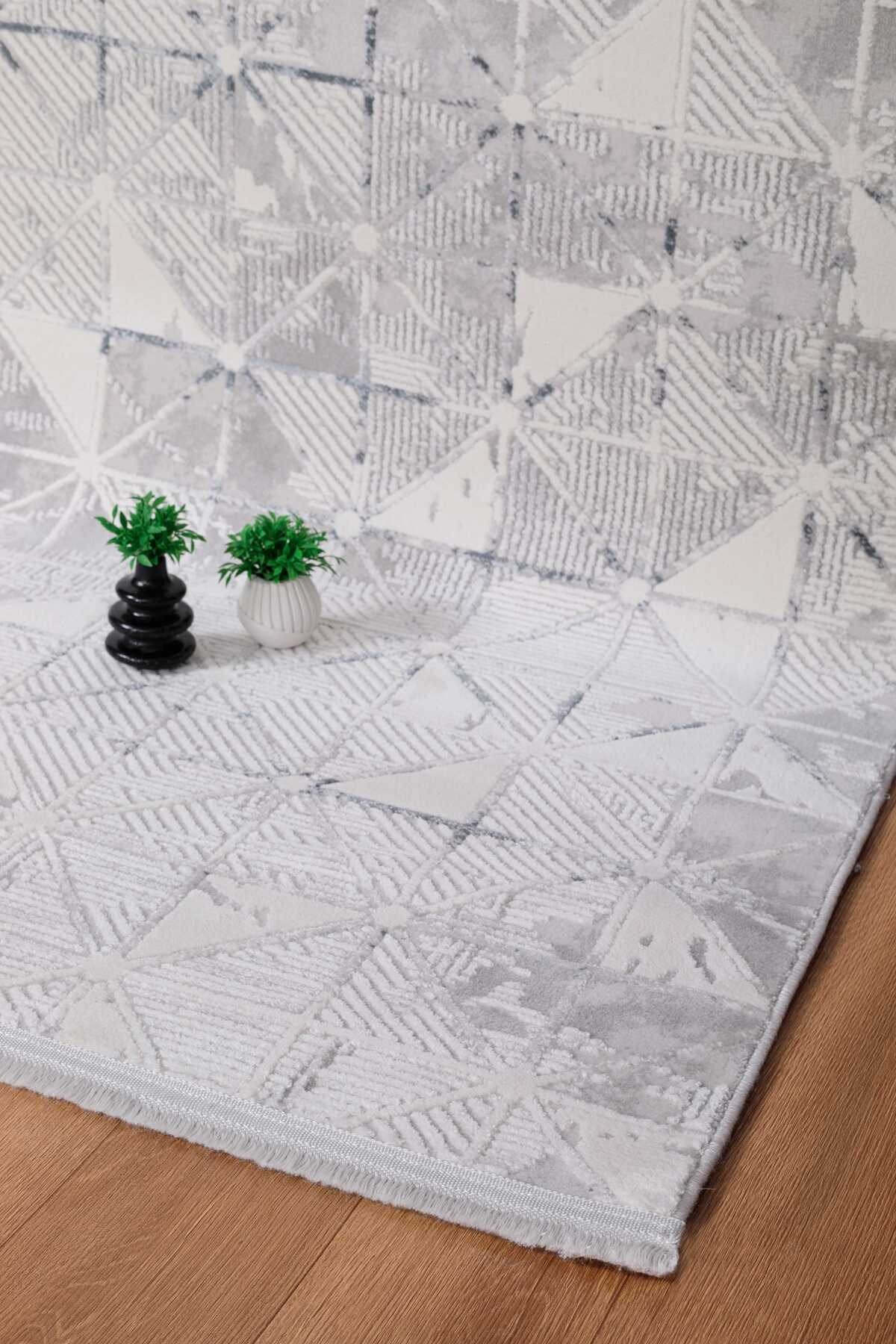 Voyage %100 Akrilik Yumuşak Dokulu Halı Kilim Salon Mutfak Koridor Yolluk Dokuma Makine Halısı