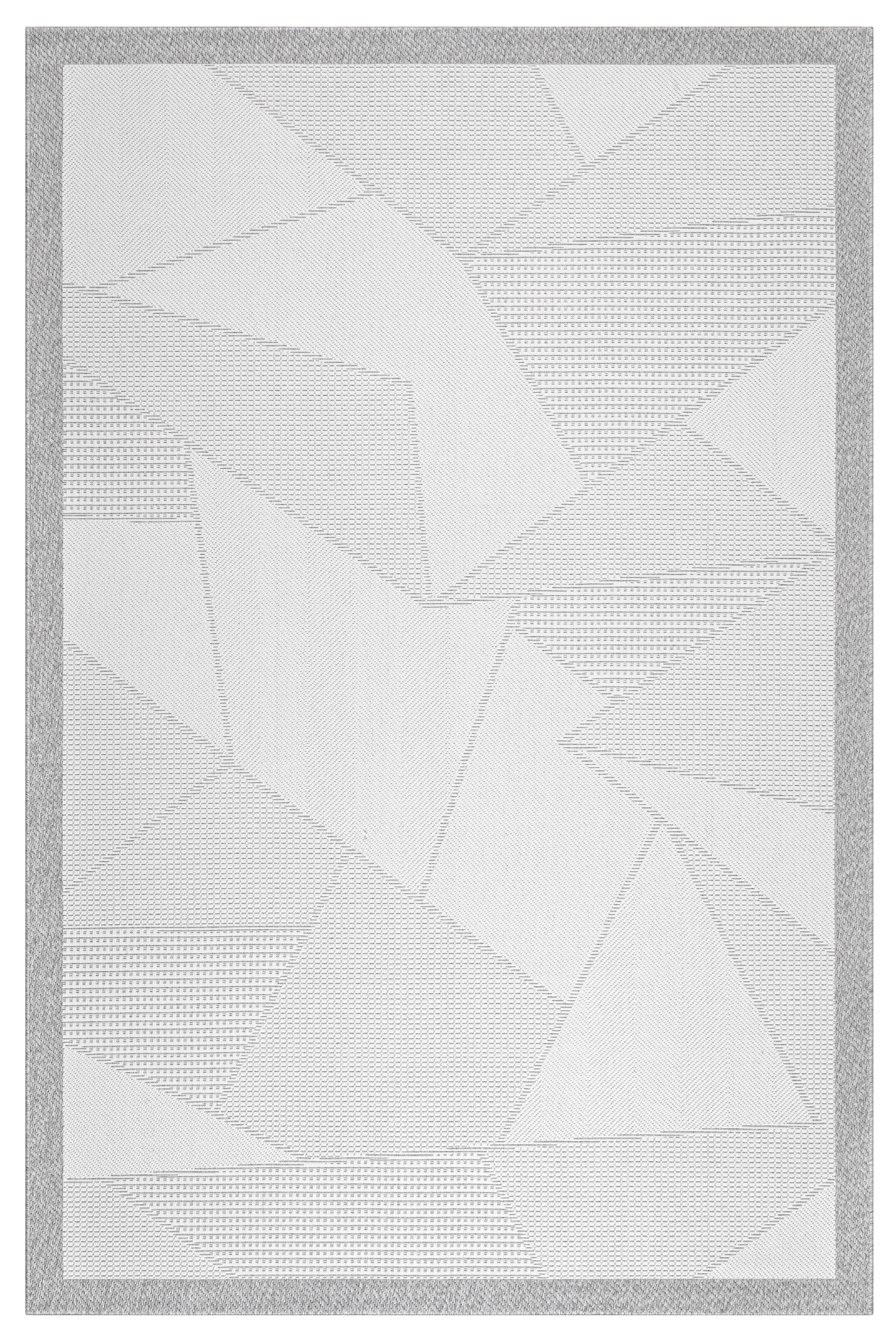 Yeni Nesil Çerçeveli Sisal Yumuşak Dokuma Kilim Kaymaz Pamuk Taban Bordürlü Kilim 7808A
