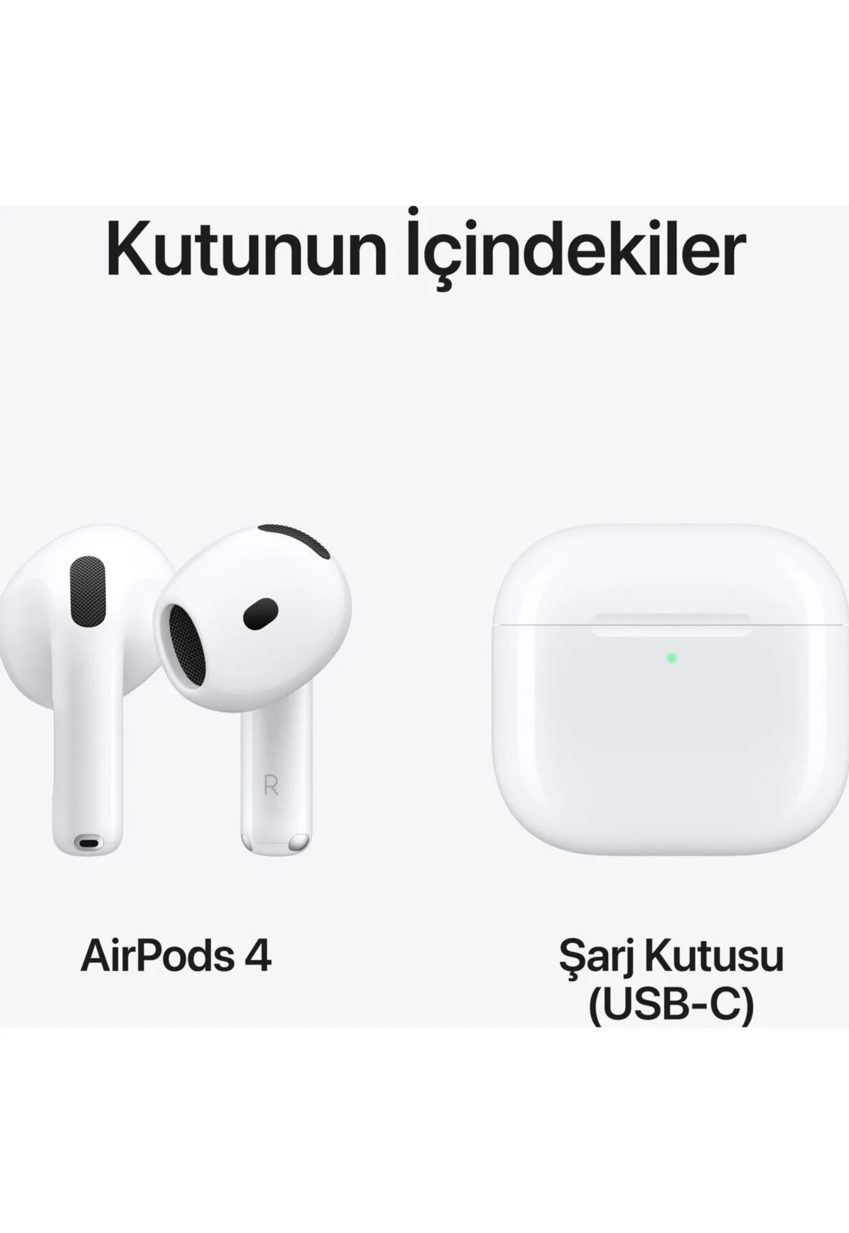 Apple Airpods 4. Nesil (MXP63TU/A)