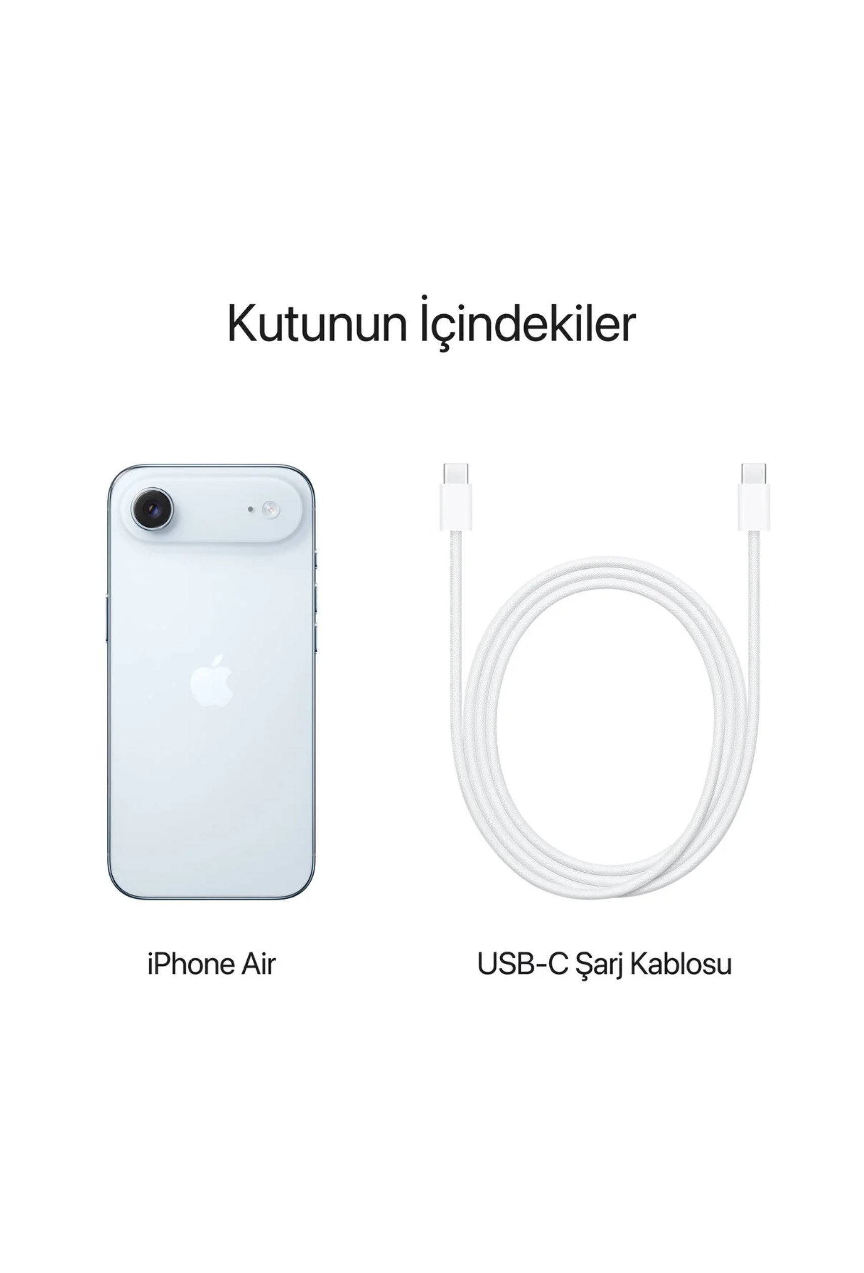 Apple iPhone Air 256 GB Gök Mavisi