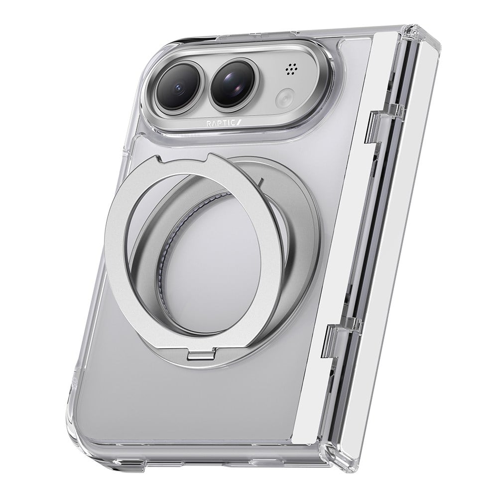 Raptic Apple iPhone Duo Kılıf M-safe Air Stand Serisi Aynalı Arka Yüzey Standlı Kapak