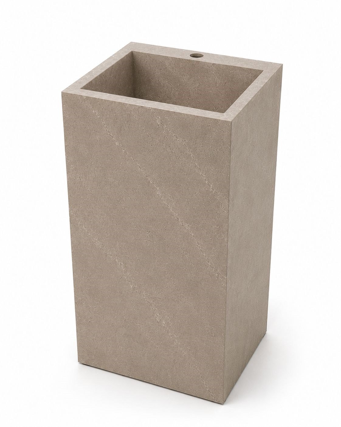 Bej Mermer Monoblok Lavabo
