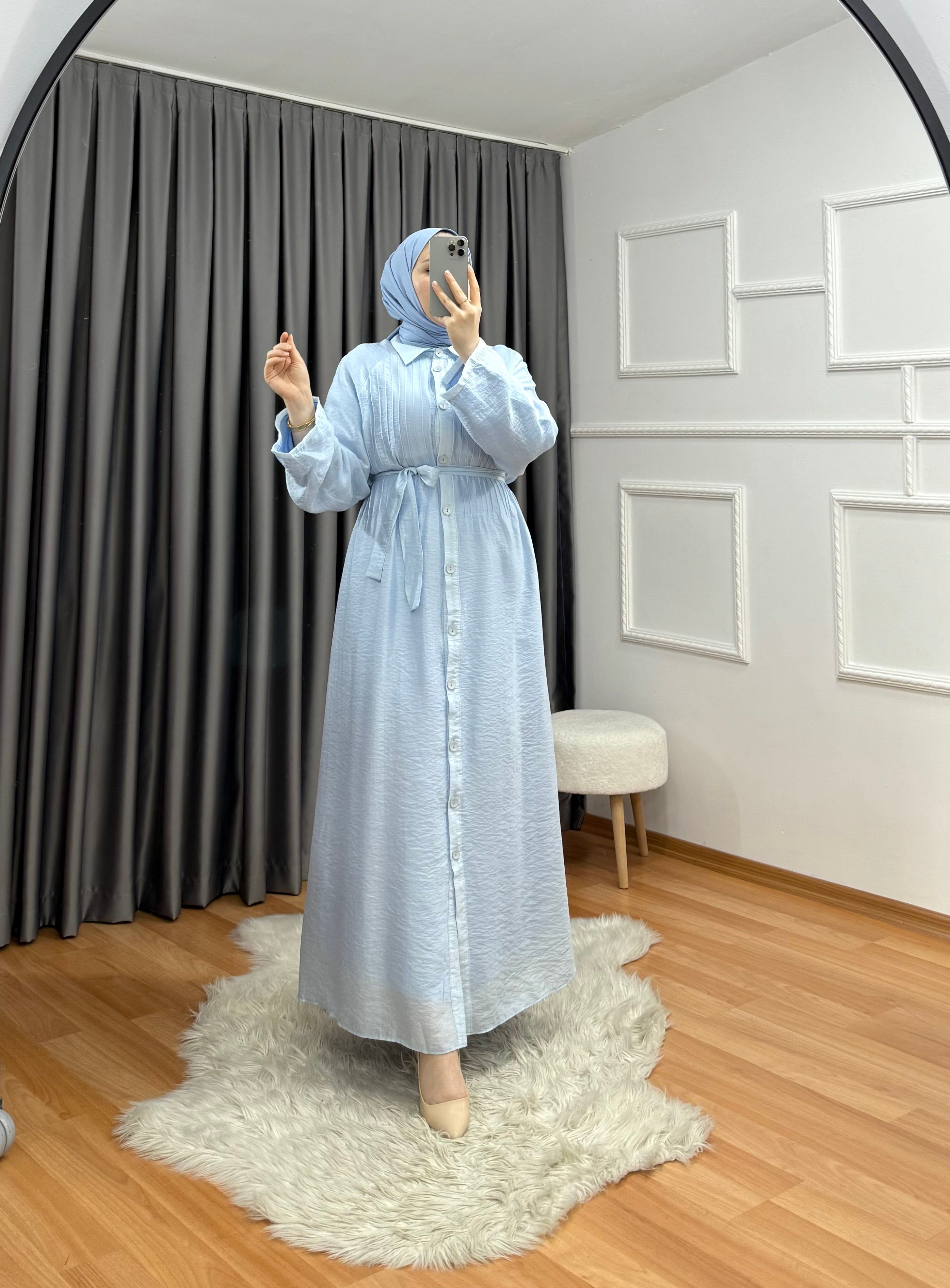 Fulya Elbise Mavi 0022 