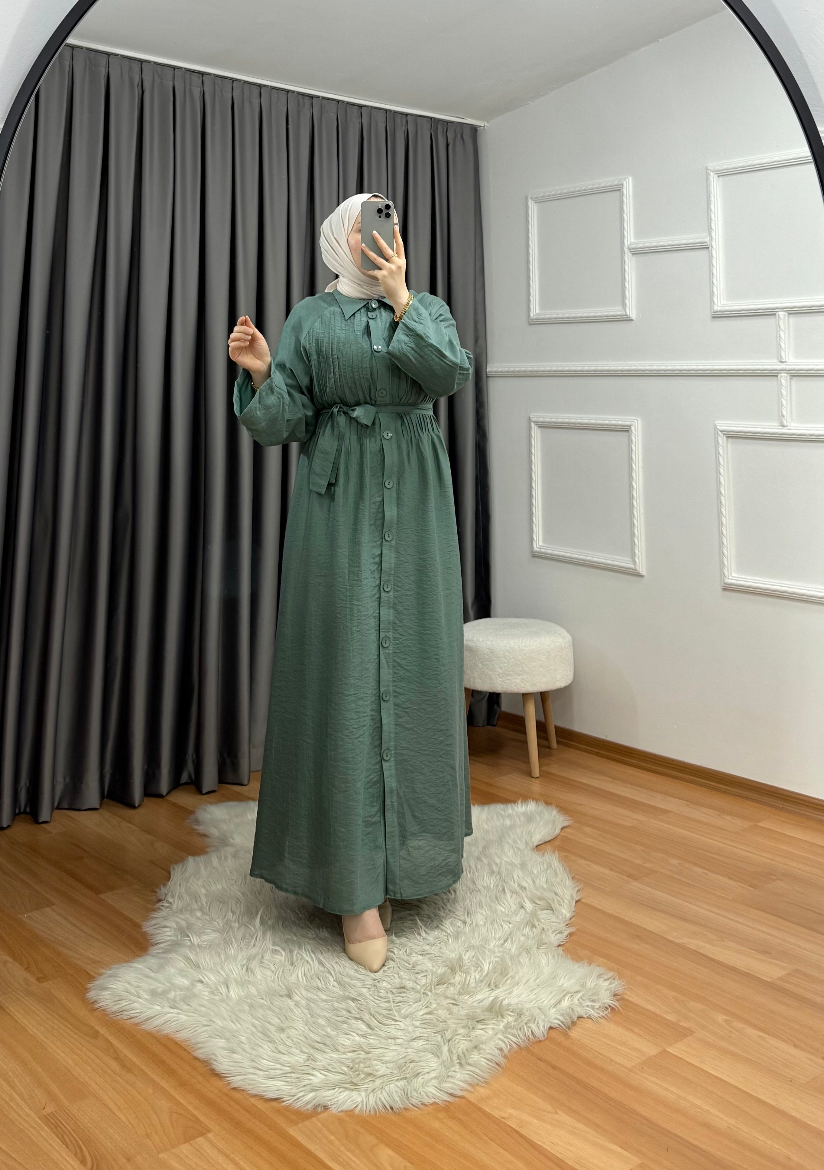 Fulya Elbise Yeşil 0022 