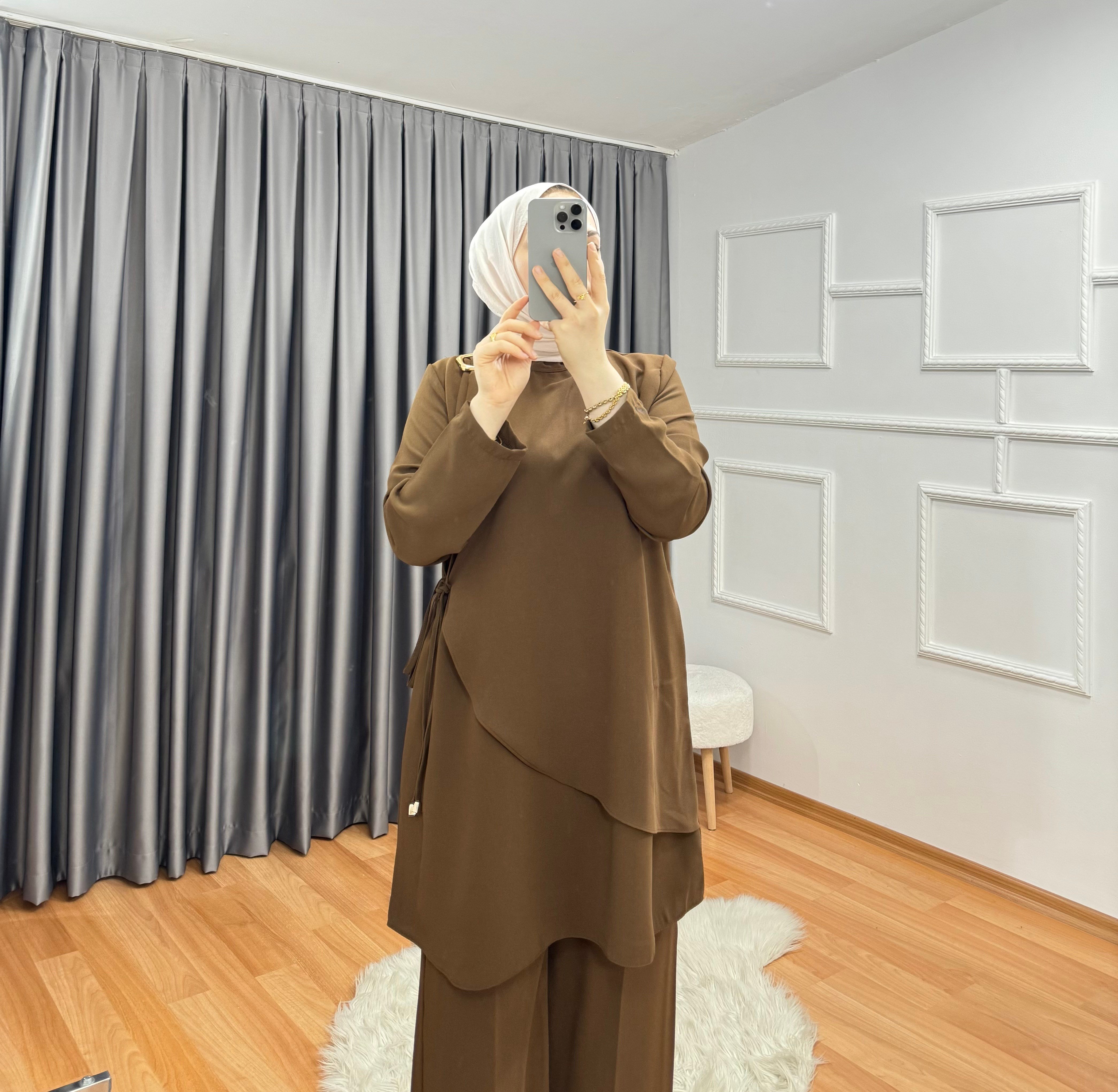 Tina Takım Açık Kahve 1020 