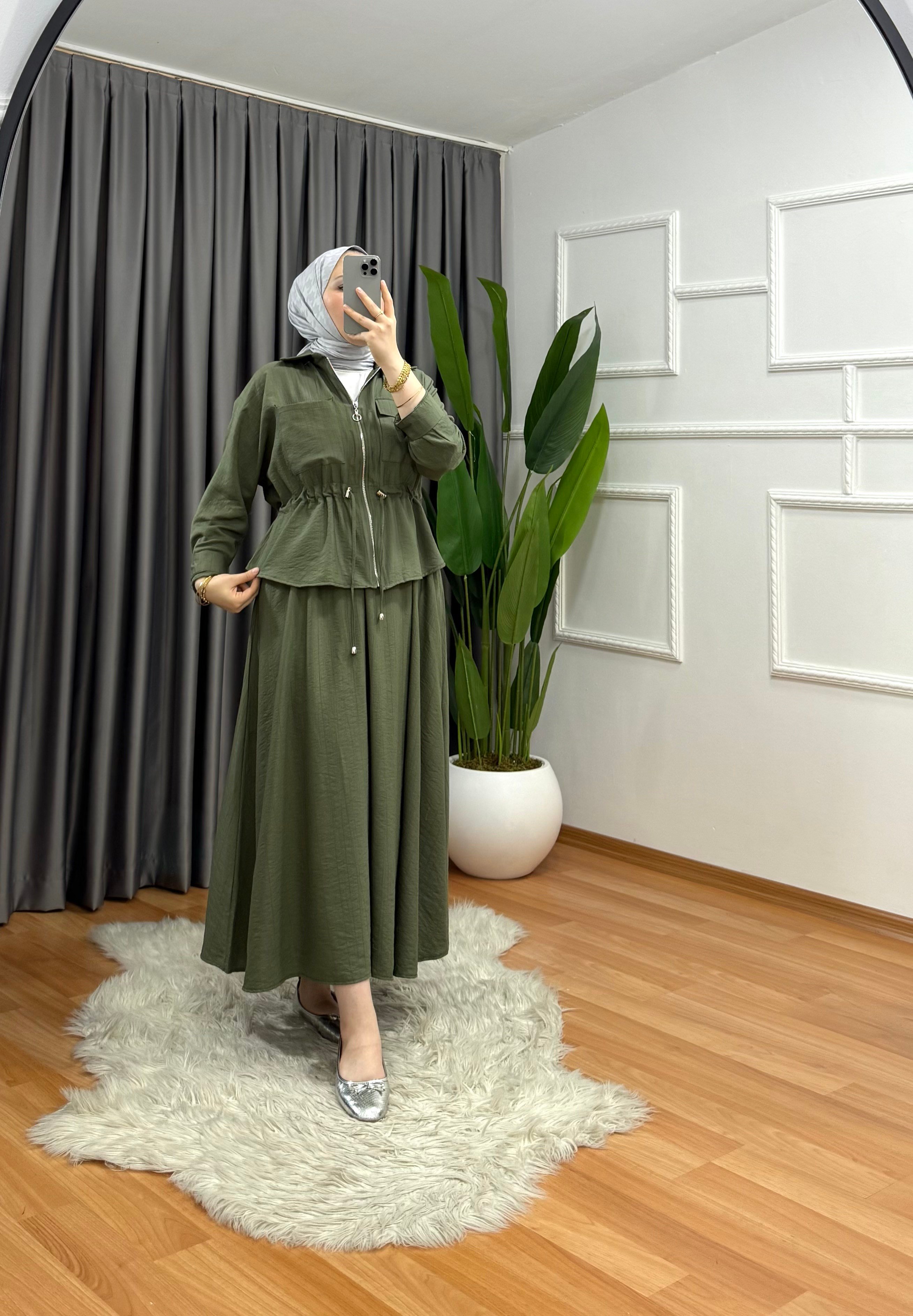 Emma Etekli Takım Yeşil 6666 