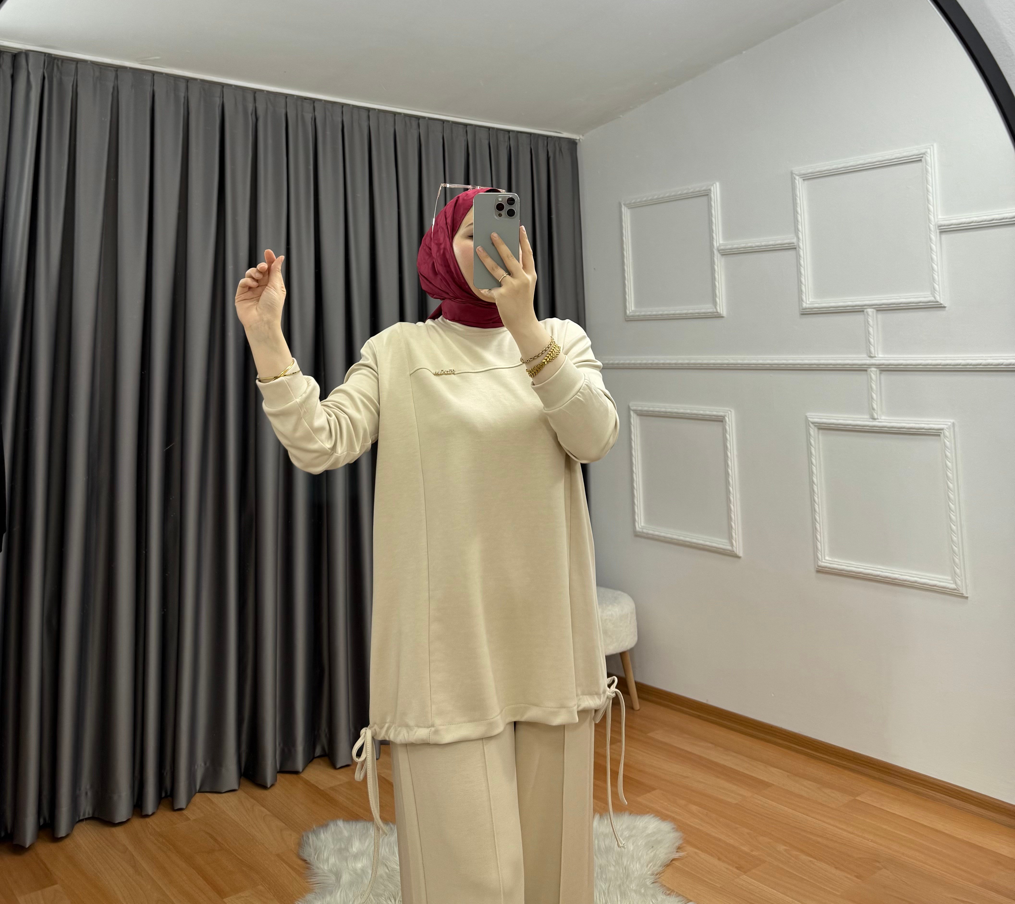 Ella Takım Bej 9999 