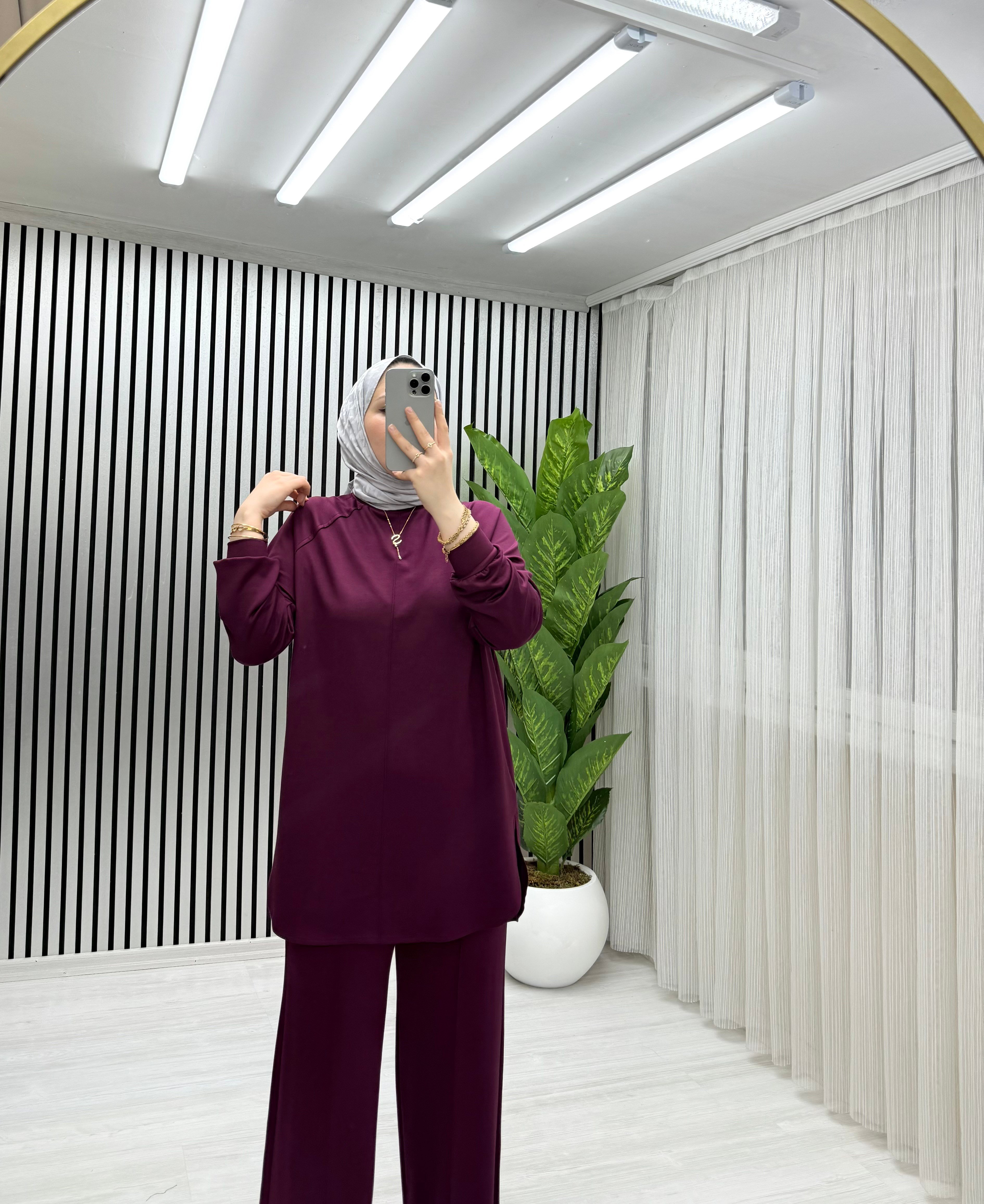 MİLA TAKIM BORDO 0032 