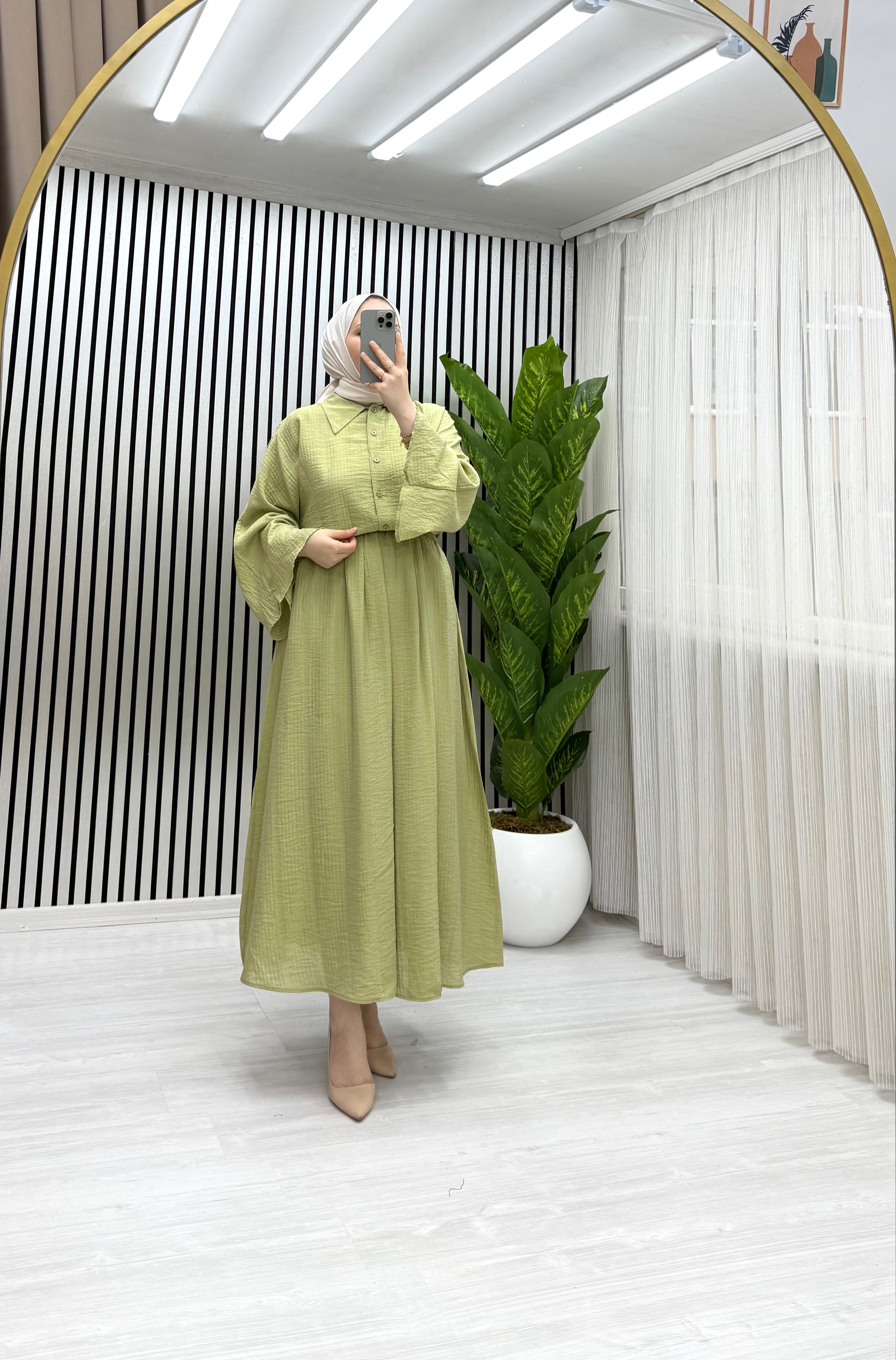 NORA ETEKLİ TAKIM YEŞİL 0035 