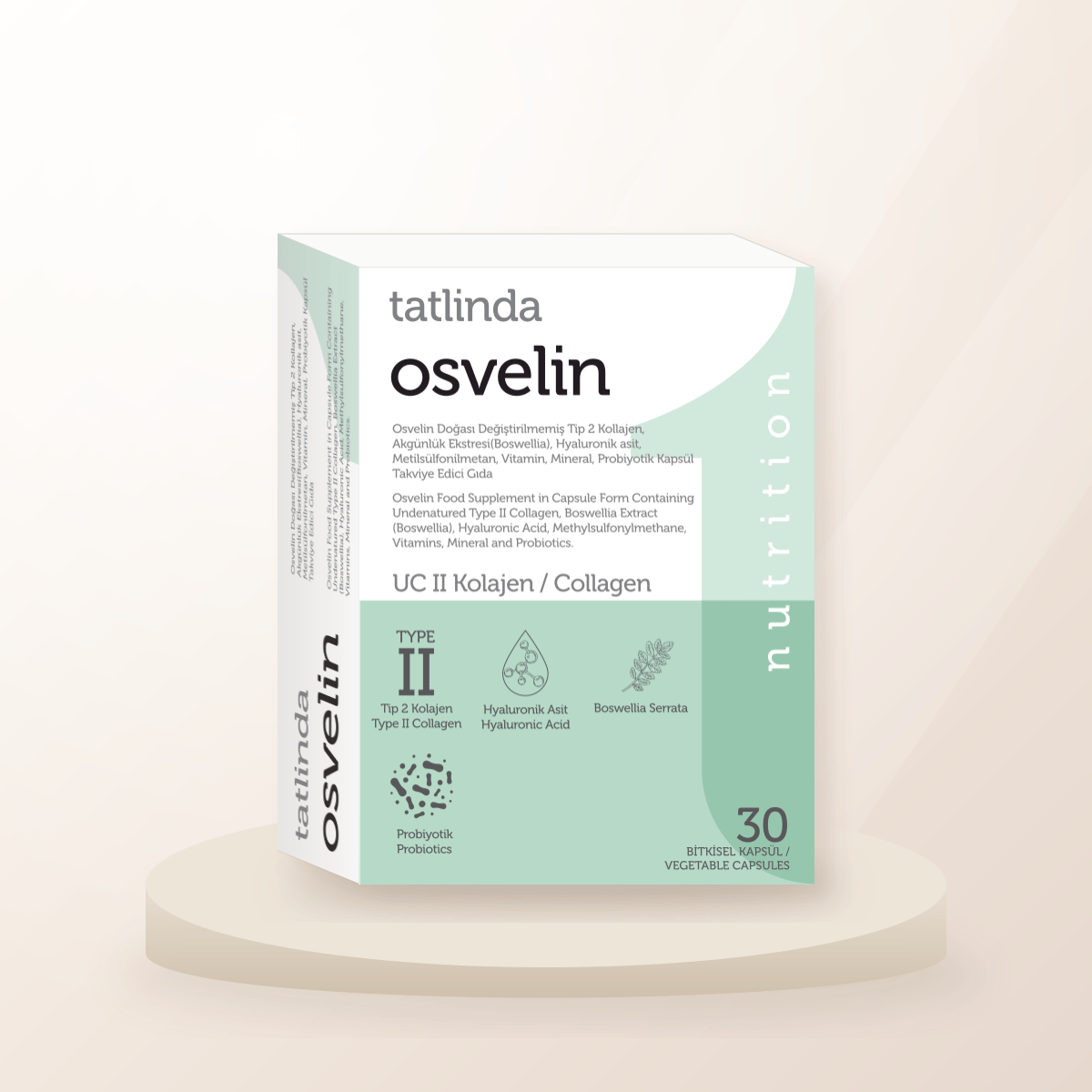 Tatlinda Osvelin – 30 Bitkisel Kapsül