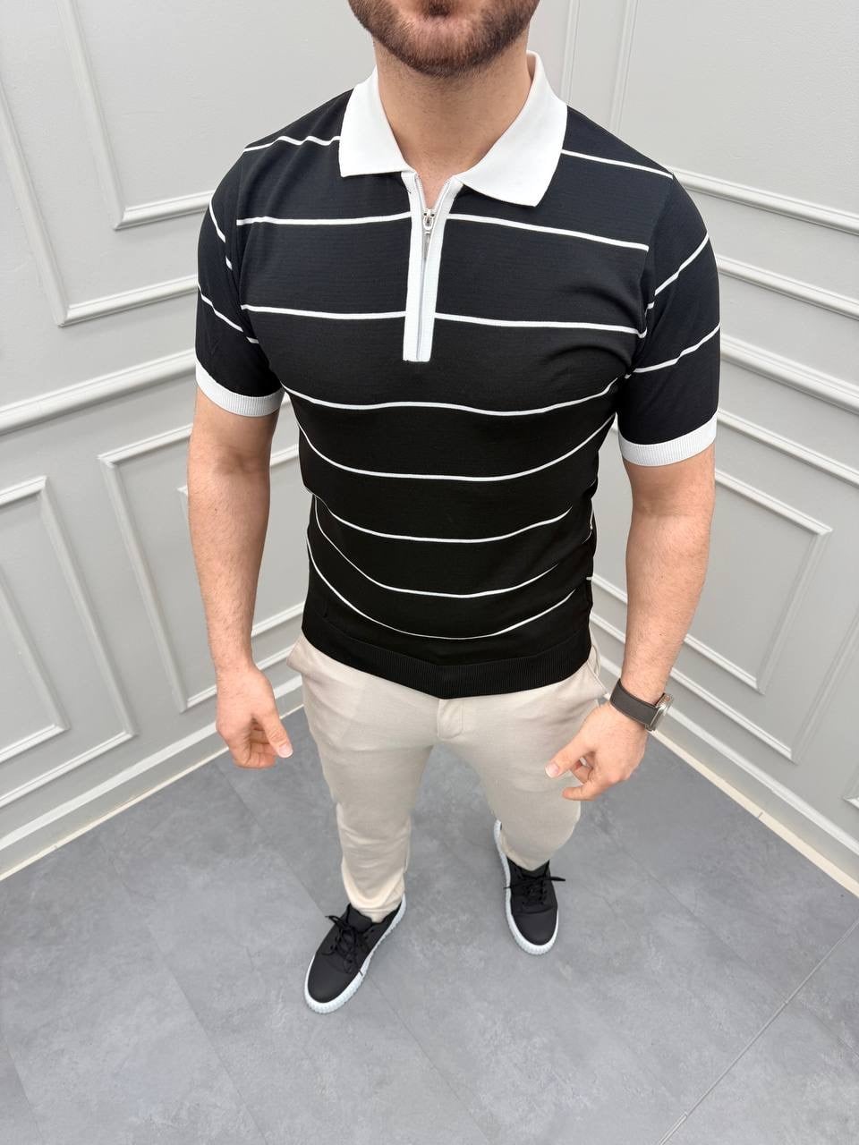 ERKEK FERMUARLI POLO