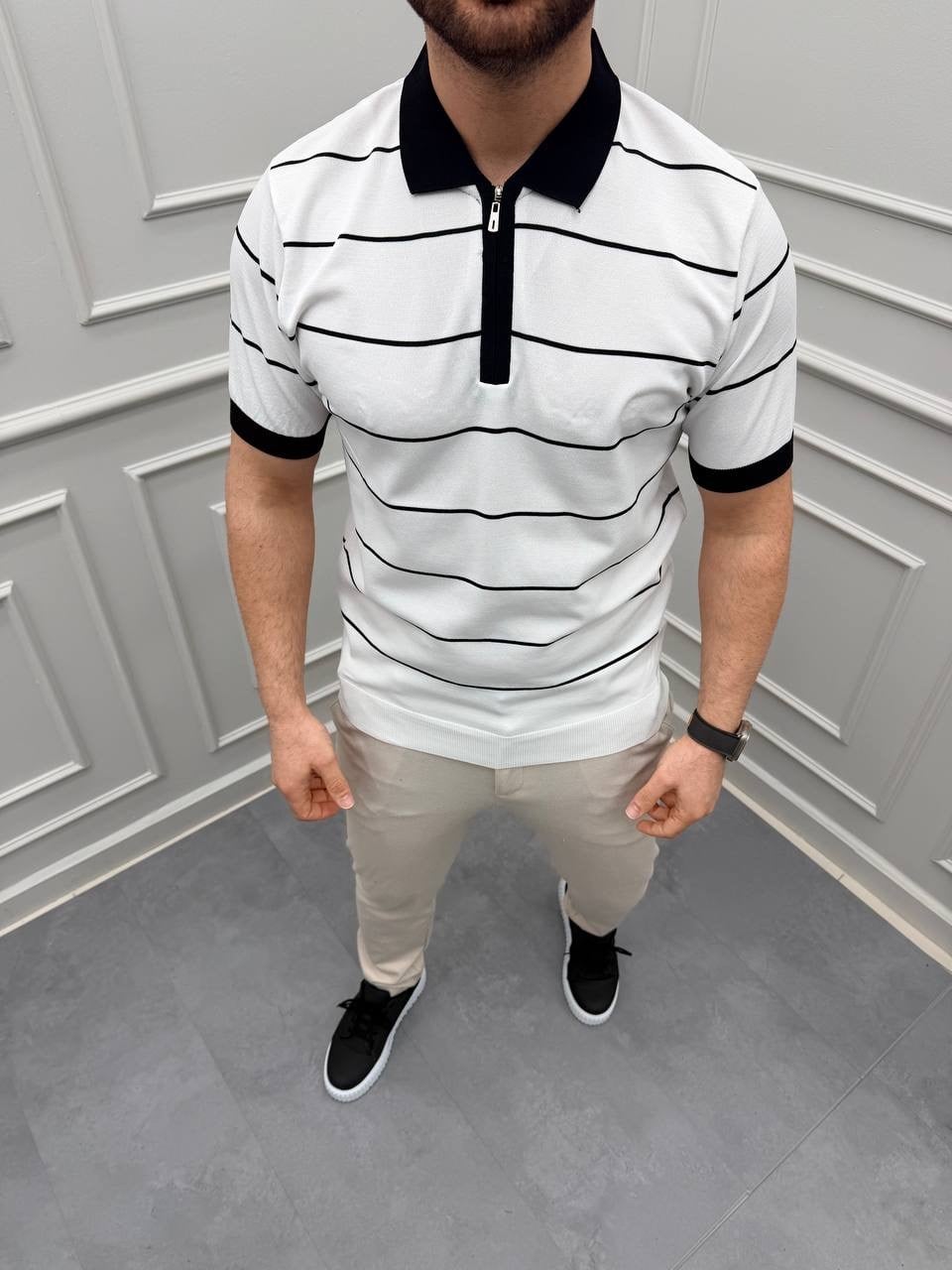 ERKEK FERMUARLI POLO