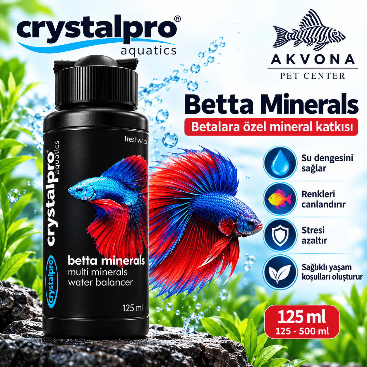 Crystalpro Beta Mineral Katkısı 125 ml