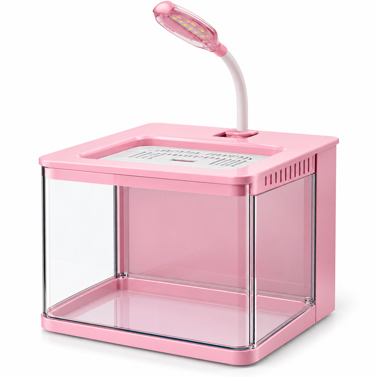 Nubios Nano Easy Akvaryum 4,5 L Pembe