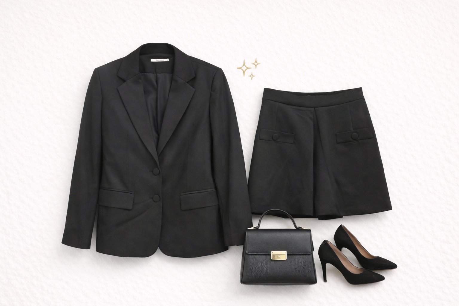 BLAZER CEKET-MİNİ ŞORT ETEK TAKIM