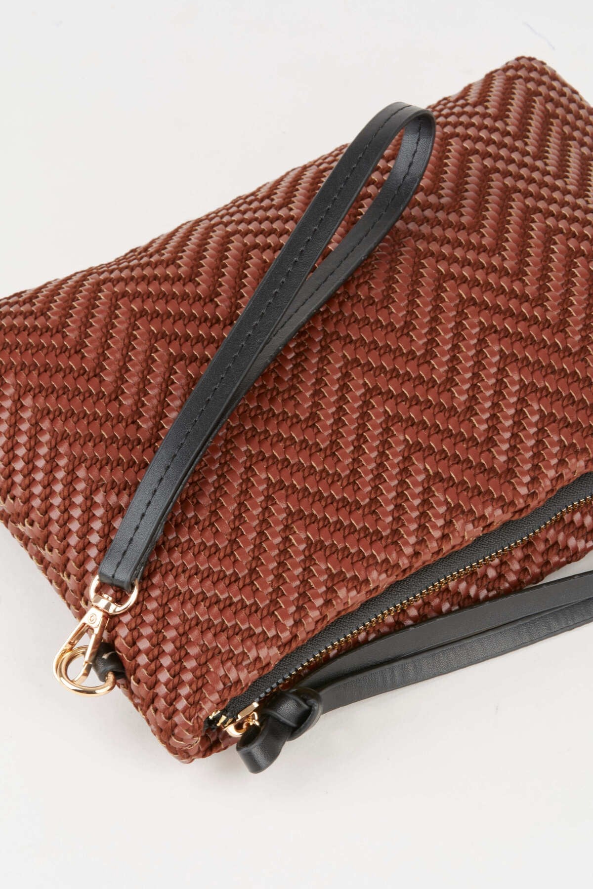 Kadın Bellis Balık Sırtı Açık Kahve Astarlı Bilek Askılı Portföy El Ve Clutch Çanta