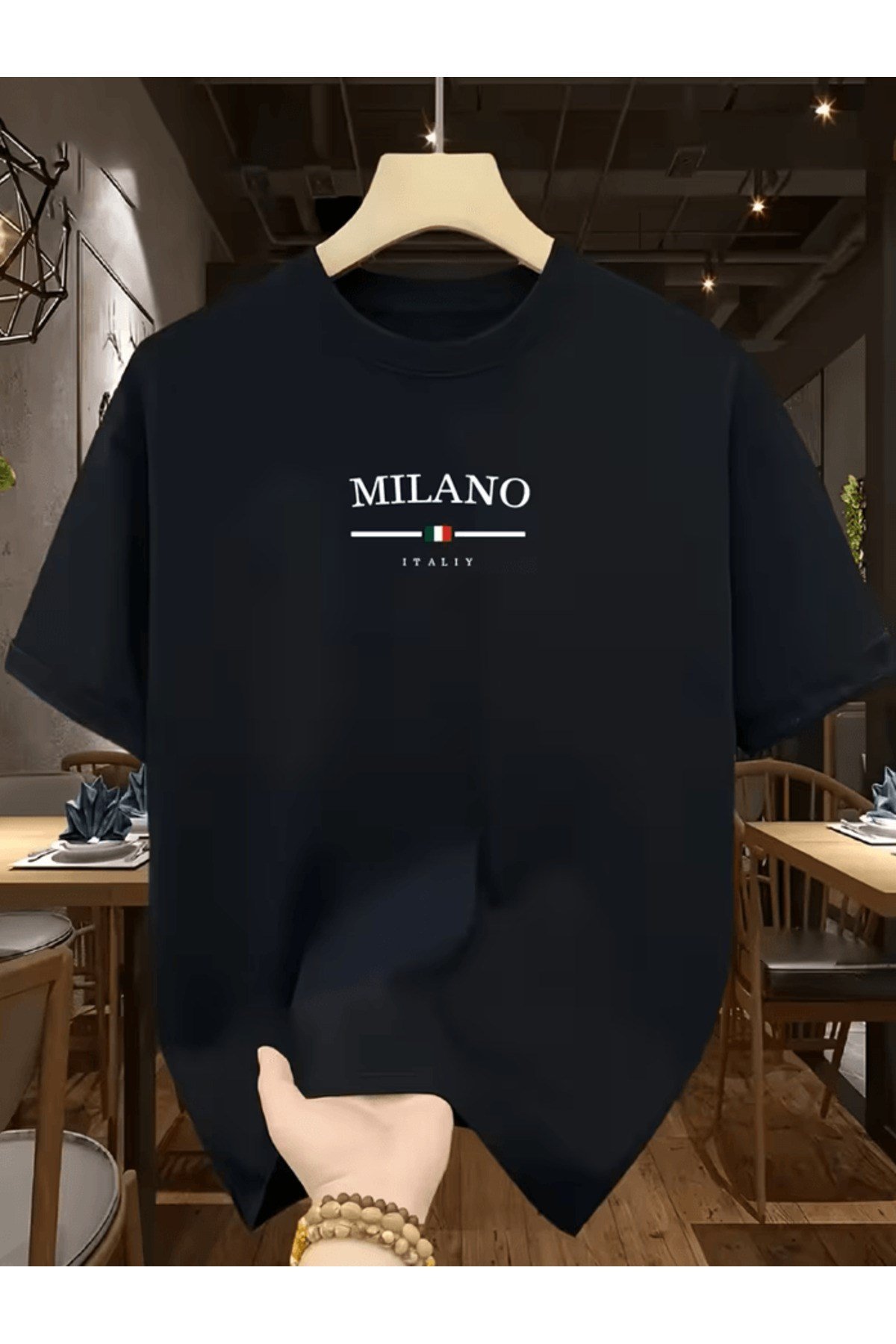 Milano Italy Baskılı Premium Regular Tişört