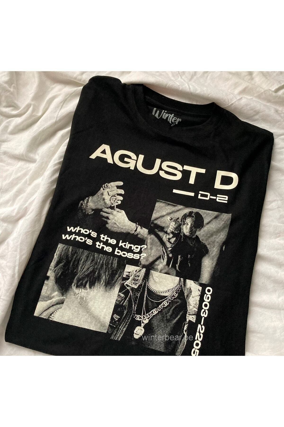 MoonLife Bts Suga Agust D Who's The King Boss Oversize Unisex T-shirt