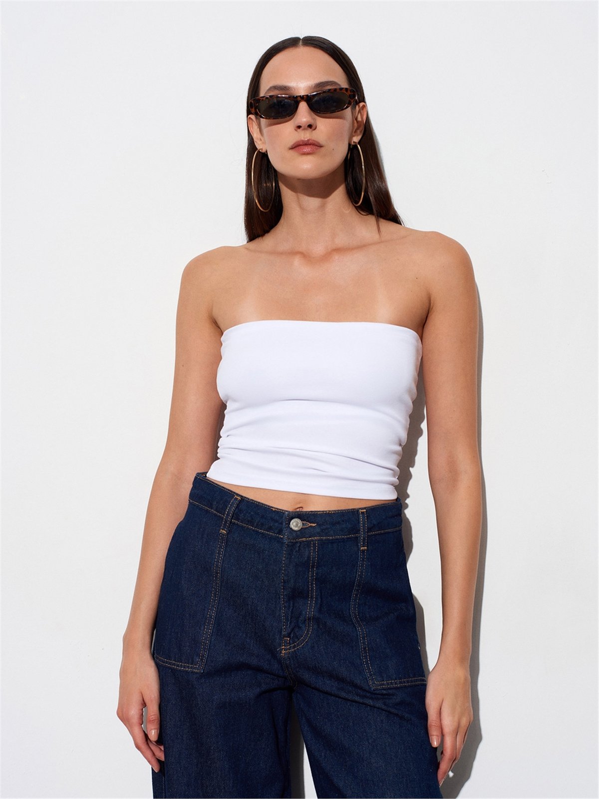 DİLVİN Bandeau Top
