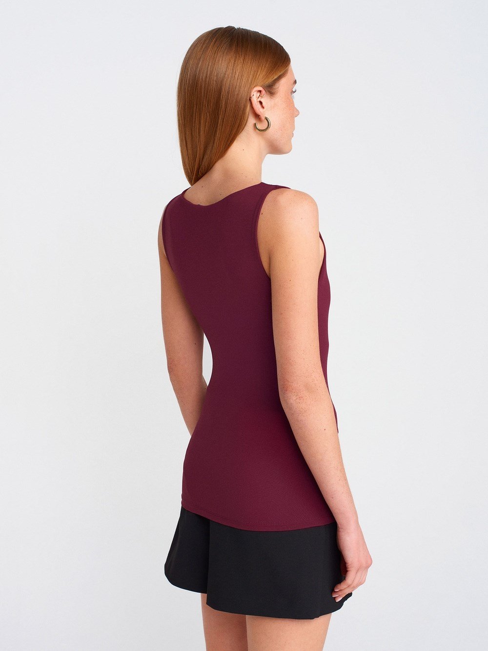 DİLVİN Kalın Askılı Basic Top