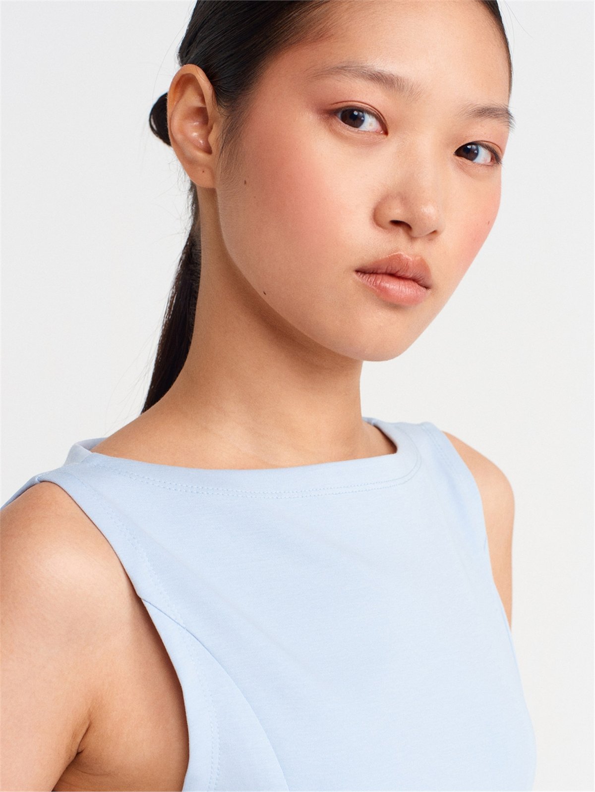 DİLVİN Kayık Yaka Peplum Top