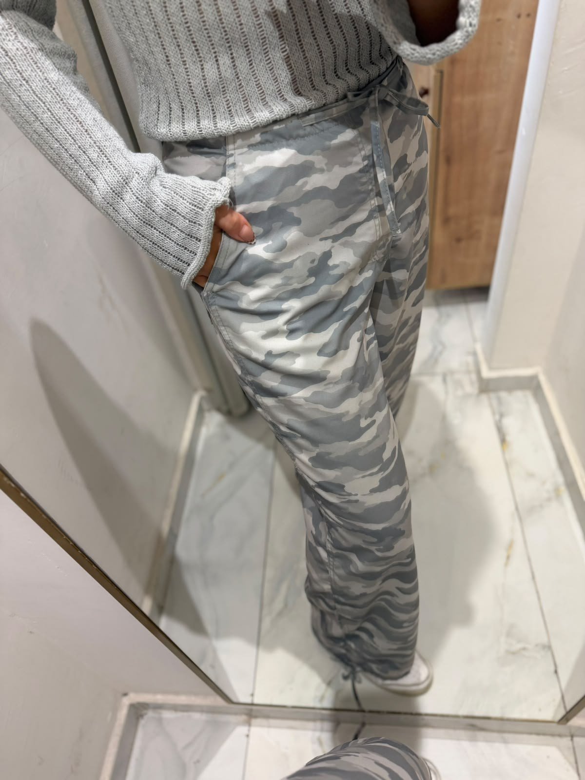 Yeşil Kamuflaj Desen Pantolon