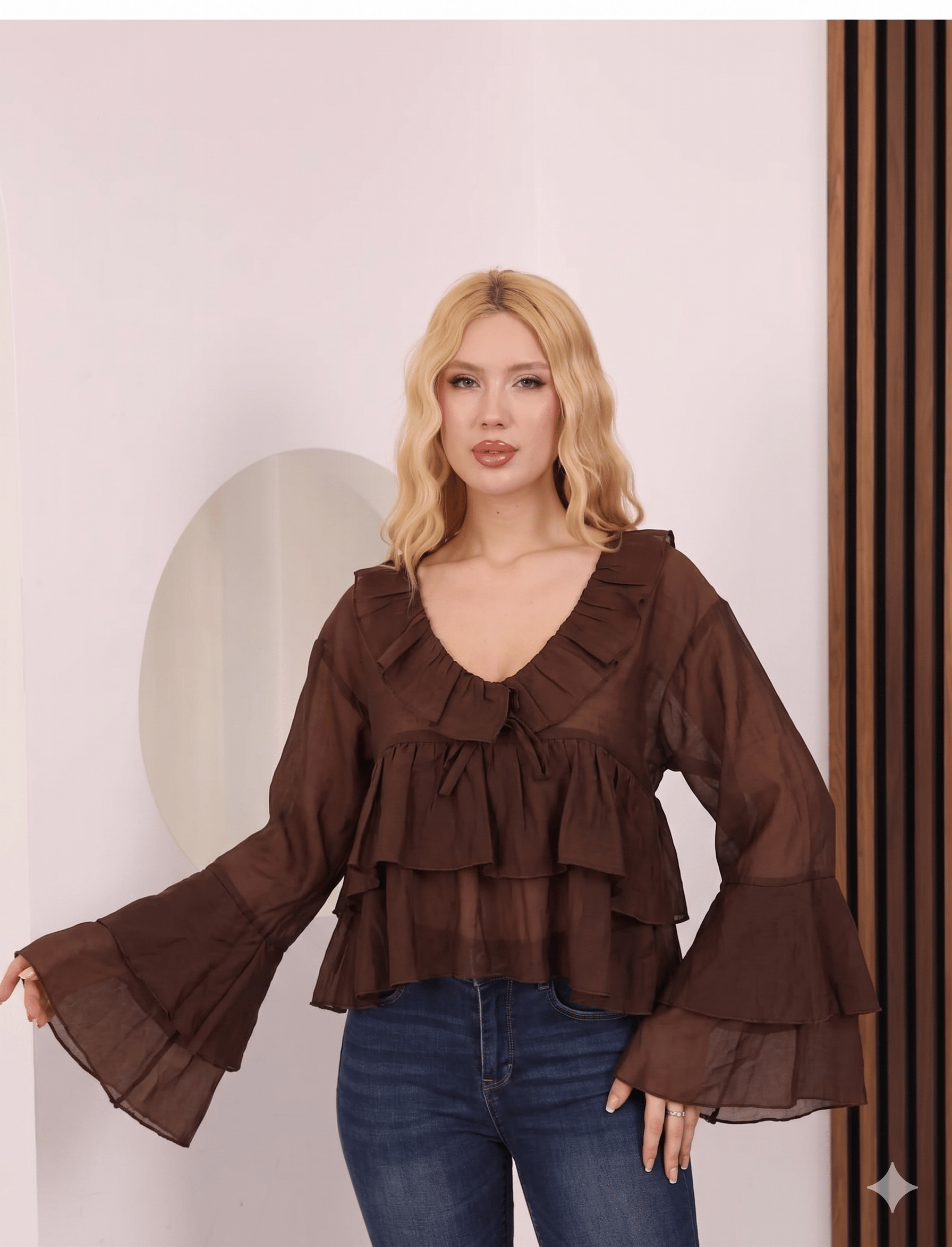 RU 1060 TÜL BLUZ