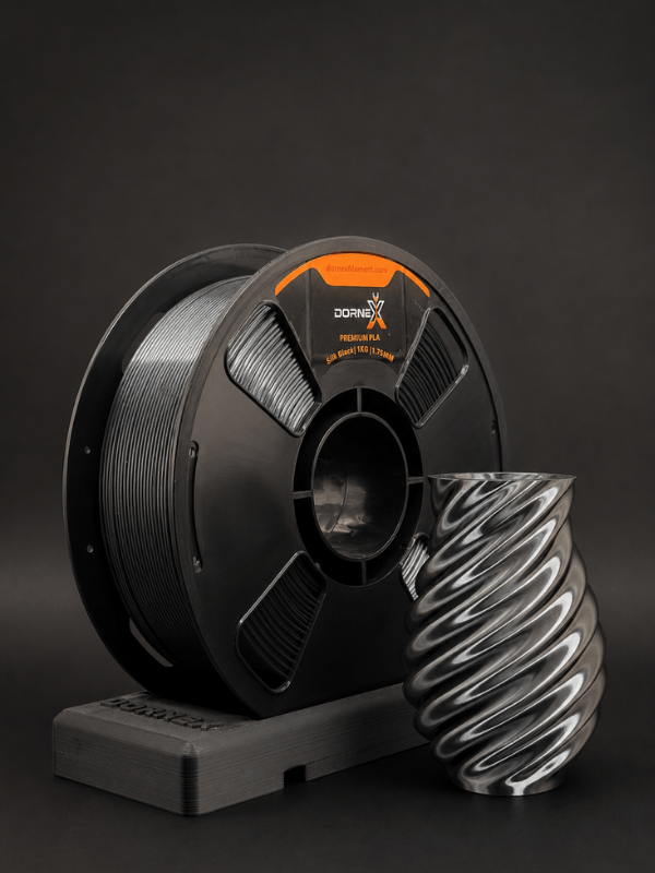 Dornex Siyah Silk PLA Filament