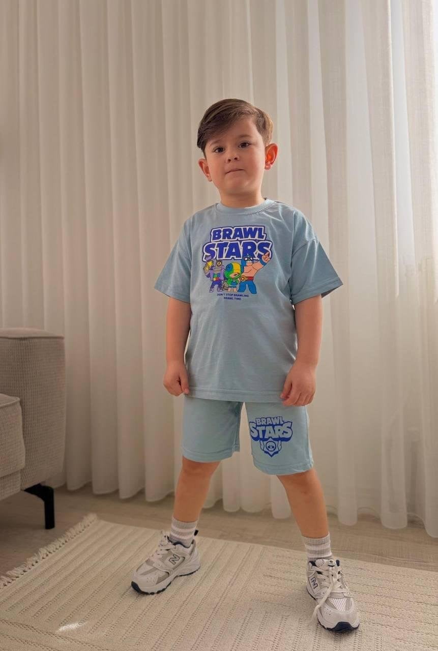 Cg Kids Brawl Stars Karakterleri Erkek Çocuk Tshirt & Şort Alt Üst Takım