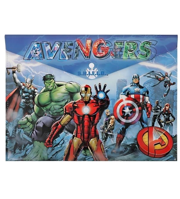 Cg Kids Marvel Avengers A4 Baskılı Çıtçıtlı Dosya Ister 1 Adet Ister 2 Adet Ister 4 Adet Isterse Karışık Desenler