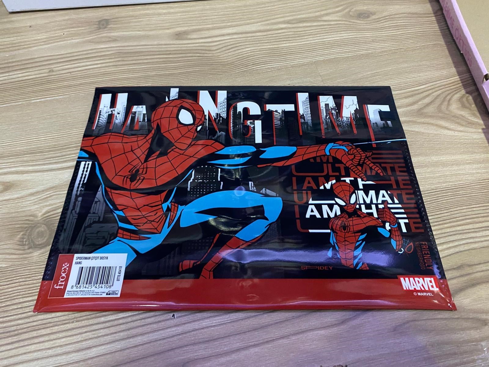 Cg Kids Spiderman Örümcek Adam Çıtçıtlı Dosya Ister 1 Adet Ister 3 Adet