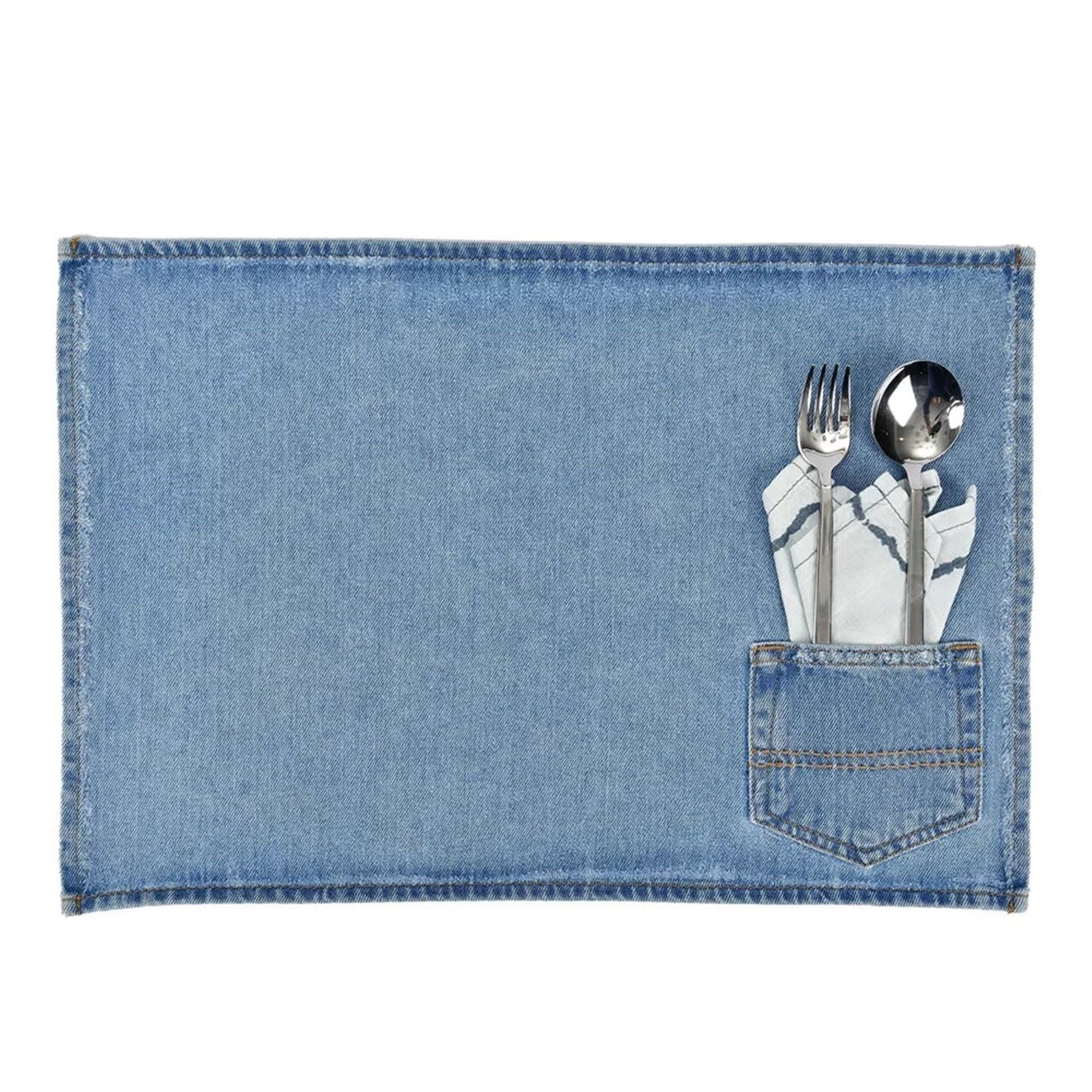 Cepli Buz Mavisi Denim Amerikan Servis